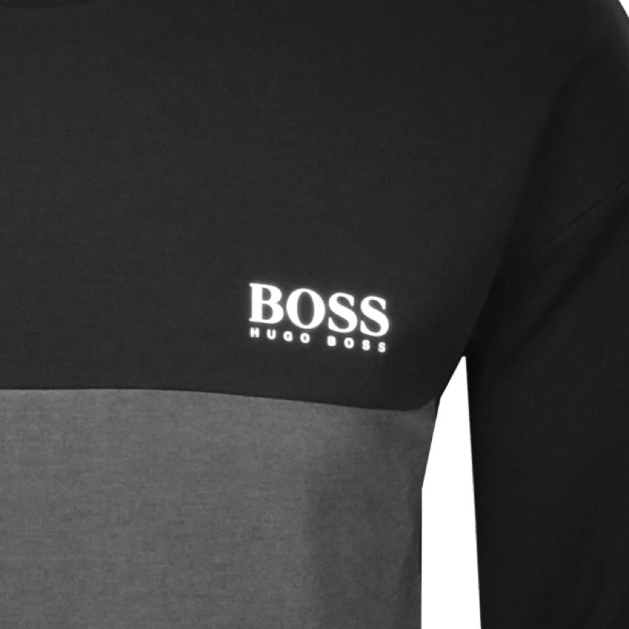 Alternative Image for ProductBOSS Bodywear Logo Crew Neck Sweatshirt Black3